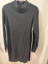 Tommy Hilfiger Women’s Long Sleeve Gray Dress XS