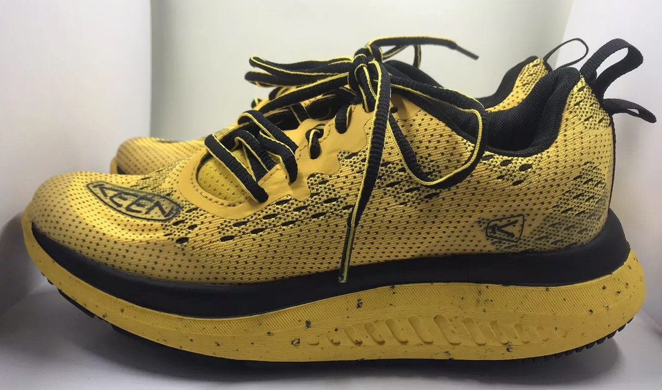 KEEN Scarpe da passeggio donna Wk400 Performance comode traspiranti gialle nuove