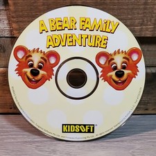 KidSoft A Bear Family Adventure CD-ROM 1994 Learning Age 3-5 Disc Only Nova Rare