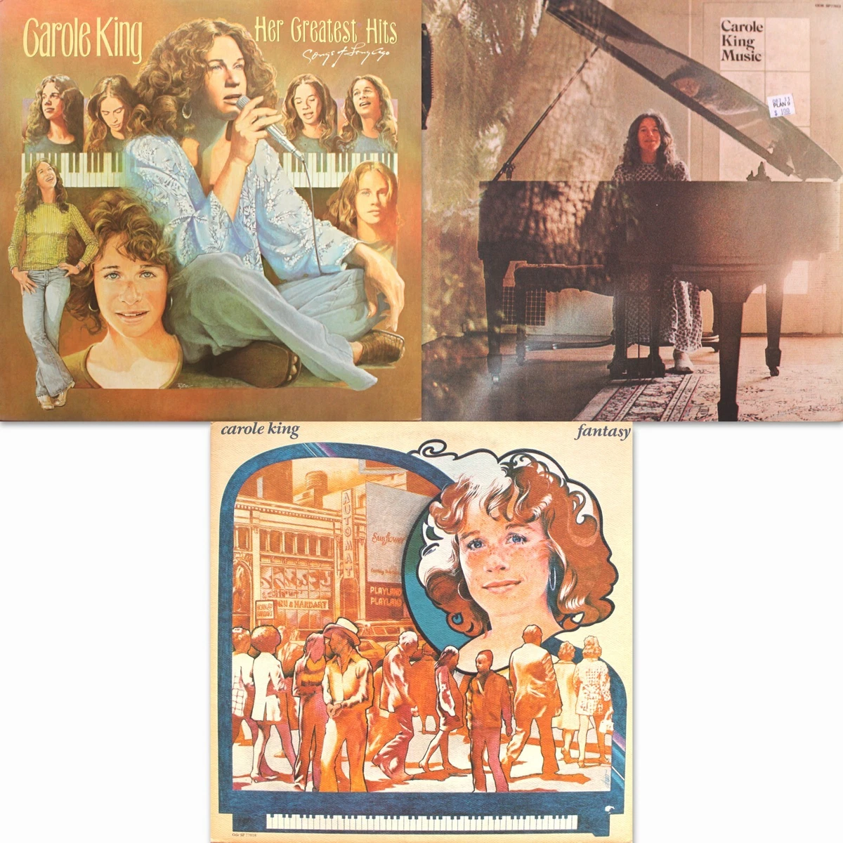 Carole King 3 LPs Her Greatest Hits Songs Of Long Ago Music And Fantasy