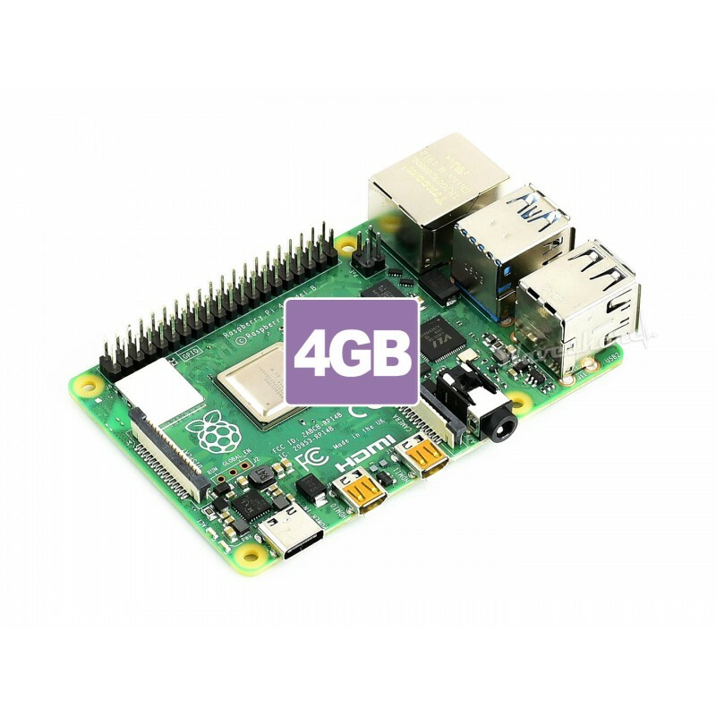 Raspberry Pi 4 Model B 4GB Kits with Waveshare Accessory 7inch