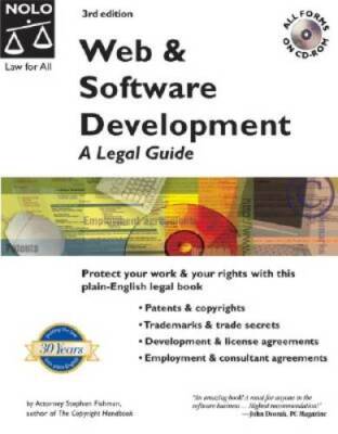 Web and Software Development: A Legal Guide (With CD-ROM) - Paperback - GOOD