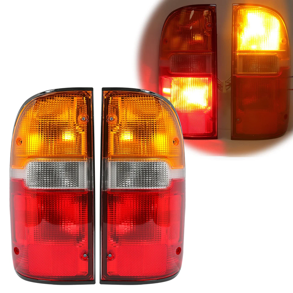 Conjunto de luces traseras de freno izquierda y derecha con bombillas para Toyota Tacoma 1995-2000 Foto 4 de 4