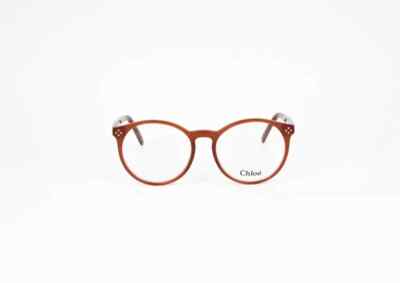 Chloe CE2714 223 Eyeglasses Frame Authentic Women Brown Round Made