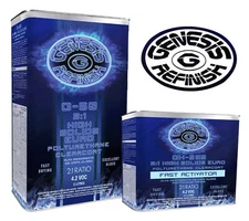 Genesis Polyurethane Automotive Clearcoat/Activator 7. 5 L Kit - FREE SHIPPING!