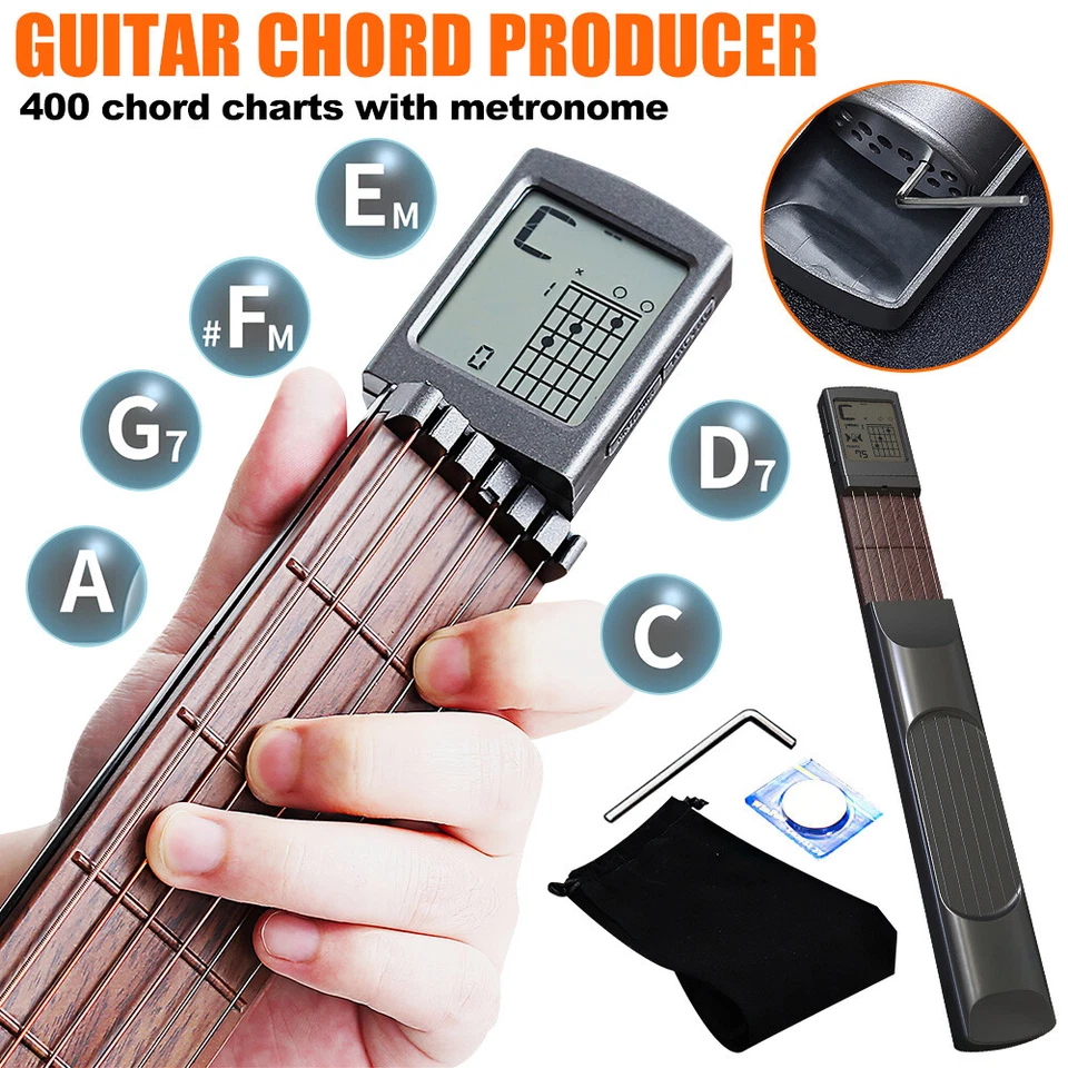 Portable Chord Trainer Ultimate Digital Pocket Guitar Trainer Chords Practice UK - Image 3 of 4