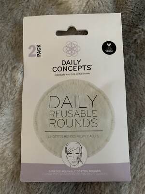 Daily Concepts Daily Reusable Rounds 2 Pieces, New in Packaging