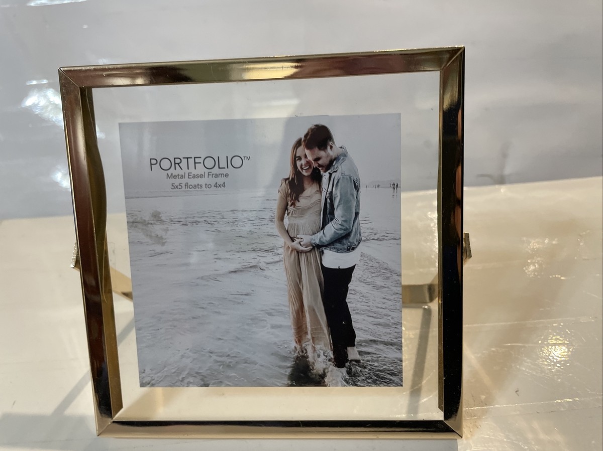 フォトフレーム5 銀製 カナダ PIRTFOLIO Gold Metal Floating Picture Frame (Gold,5x5 | eBay