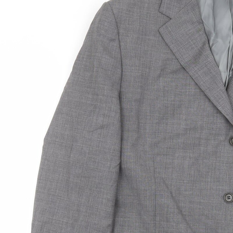 Marks and Spencer Mens Grey Wool Jacket Suit Jacket Size 46 eBay