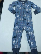 HANNA ANDERSSON ORGANIC COTTON STAR WARS  UNION SUIT PAJAMAS 90  3T  3