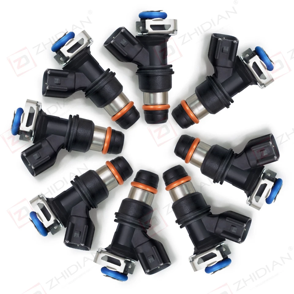8x Genuine ACDelco 12580681 Fuel Injector 217-1621 2004-10 Chevy GMC 5.3/6.0/6.2 - Imagem 3 de 4