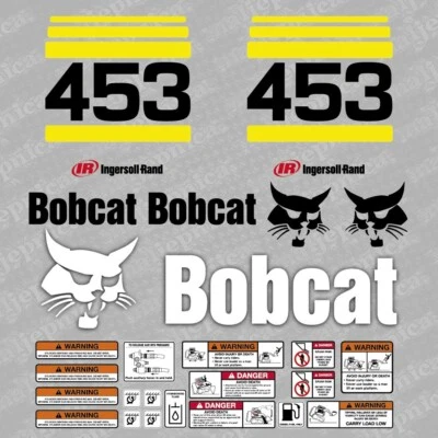 Bobcat 453 Lader Aftermarket Aufkleber / Ersatzaufkleber Set - Bild 1 von 3