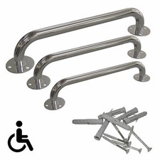 Wannengriff Duschgriff Gerader Haltegriff Badgriff 30-100cm Bad Edelstahl DN32mm