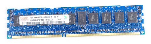 hynix 4GB 1Rx4 PC3L-10600R DDR3 Registered RAM Modul REG ECC - HMT351R7BFR4A-H9