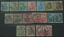 Germany 1899/1900 12 values to 2 marks + extras SG 52/63 Used cat £45