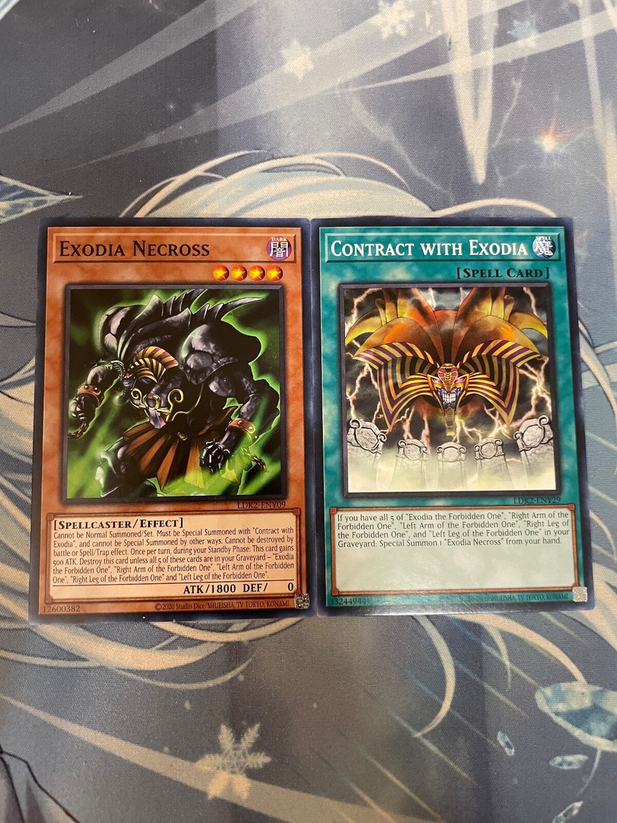 YUGIOH - EXODIA NECROSS + CONTRACT WITH EXODIA - LDK2 - UNLIMITED 