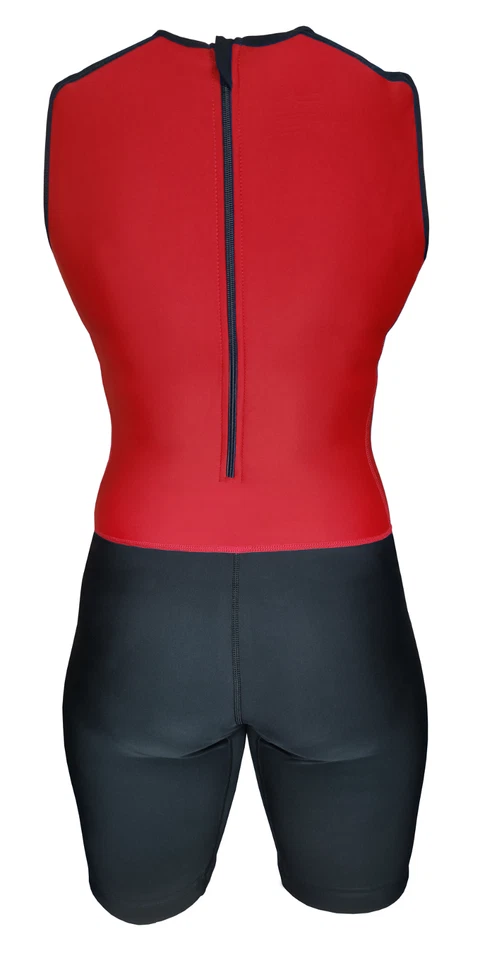 BERKNER Womens Weightlifting Singlet VICTORIA Red/Black Weightlifting Suit - Image 3 of 4