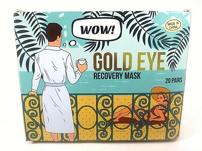 Miss Sophie Gold Eye Recovery Mask, 20 Pairs, New