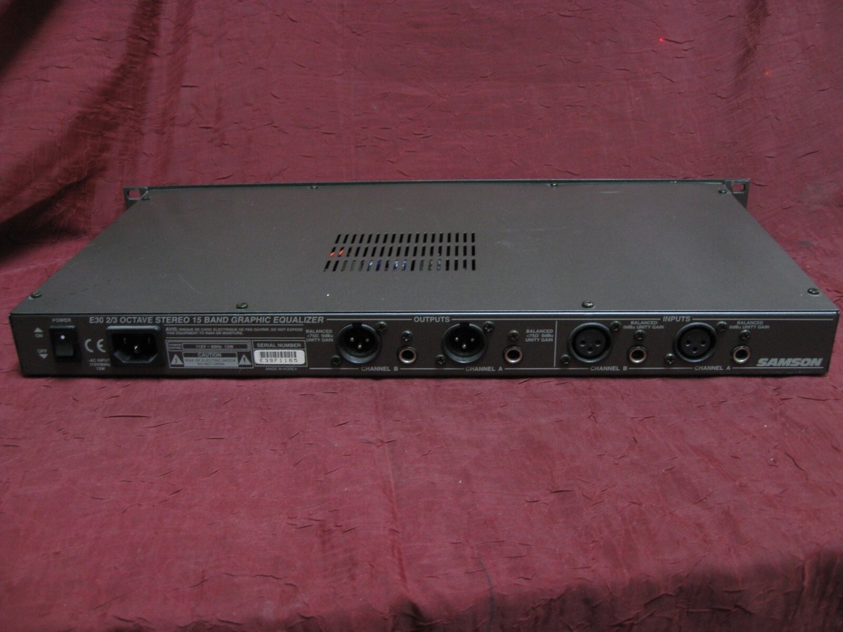 SAMSON EQS 2/3 グラフィックイコライザー SAMSON EQS 2/3 グラフィックイコライザー - メルカリ