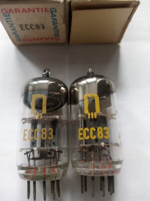 Balanced Pair ECC83 / 12AX7 RFT  ''1'' 60's nr3