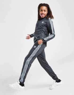adidas Originals AOP Juniors Boys Girls Tracksuit Carbon Grey 13/14  Years UK