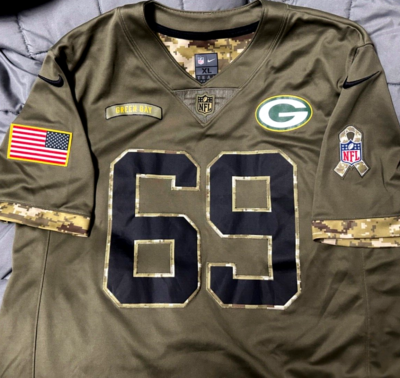 NFL Green Bay Packers #69 David Bakhtiari Nike Football Jersey
