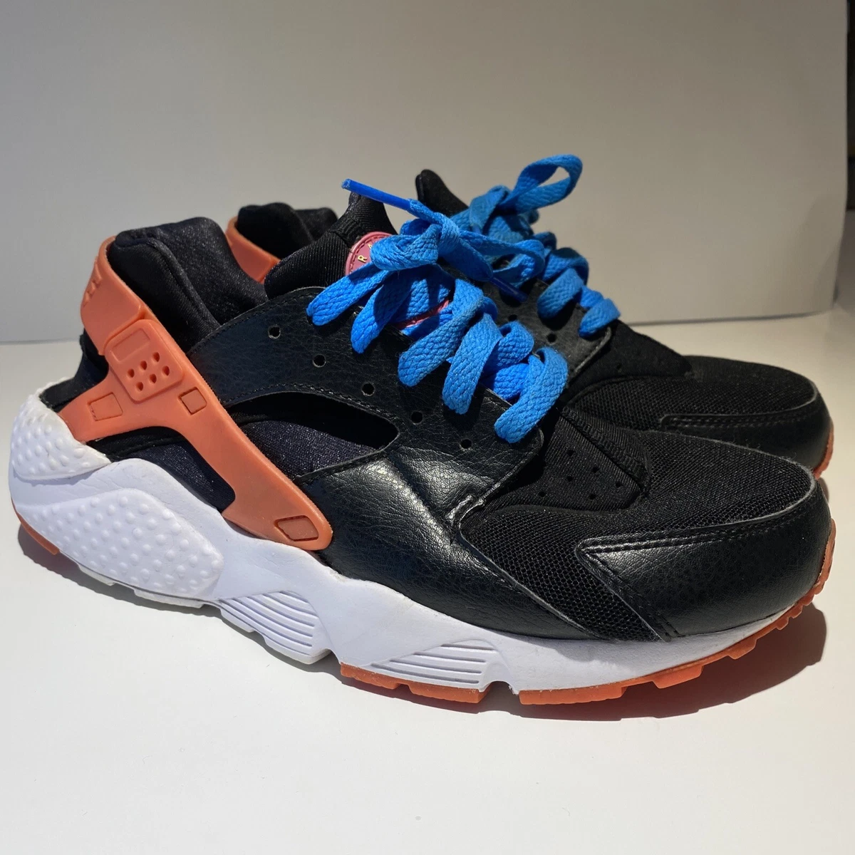 Nike huarache 2025 azul con naranja