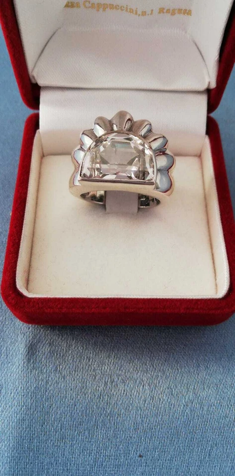 ANELLO - DONNA - ARGENTO 925 CON ZIRCONE CENTRALE - Immagine 3 di 4