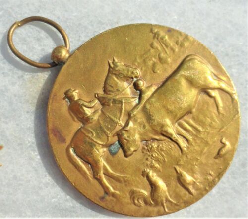 PREMIO MEDALLA BBÉLGICA ANIMAL.LANDBOUWCOMICE VEEPRIJSKAMP 1954 (CABALLO-TORO) 2 - Imagen 2 de 8
