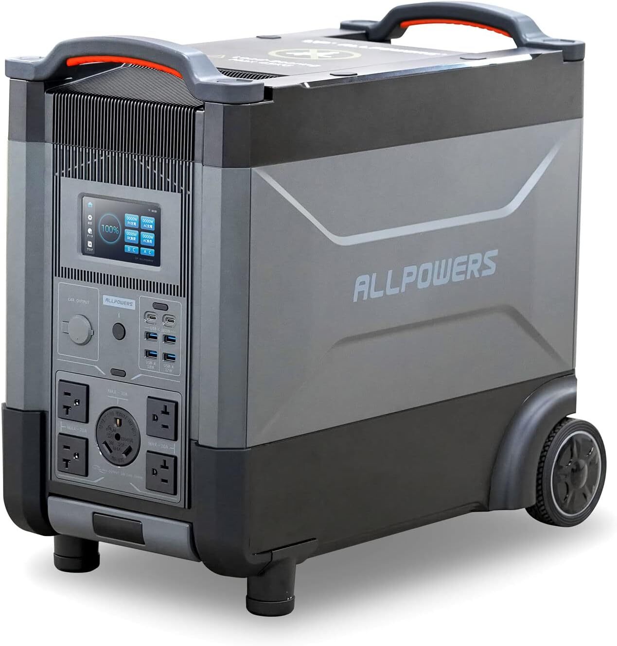 ALLPOWERS R4000 Portable Solar Generator 3456Wh LiFePO4 Portable Backup Battery