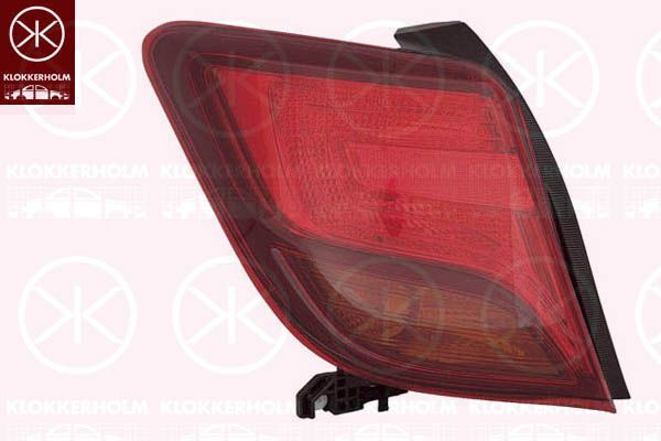 Neu RüCklicht Lampe - Lh - Passt FüR Toyota Yaris/Vitz (_P13_) 2010-2011-image
