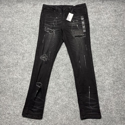Rue21 Mens Skinny Jeans Black Stretch 