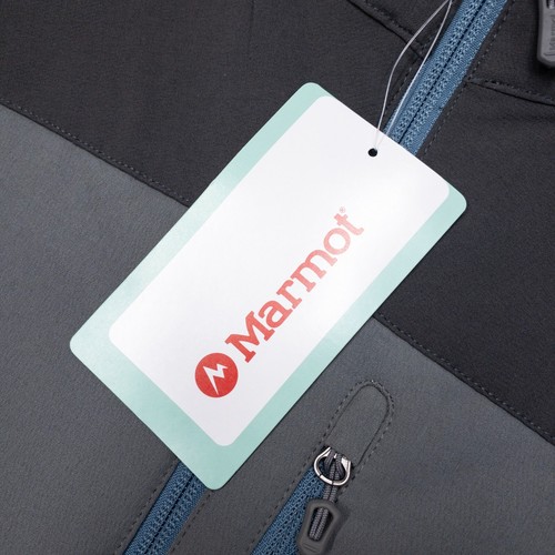Marmot Tempo Jacket Men Large Soft Shell Full Zip Outdoor Water & Wind Resistant - Picture 6 of 18