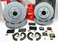 FüR Mercedes CLK C209 A209 - Zimmermann Bremsscheiben BeläGe Backen Vorne Hinten