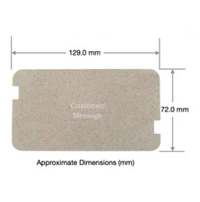 AEG-Electrolux-Zanussi Microwave Wave Guide Cover 50280602009