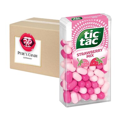 Tic Tac Strawberry Mix 24 Pack (24 x 18 g) - 432g