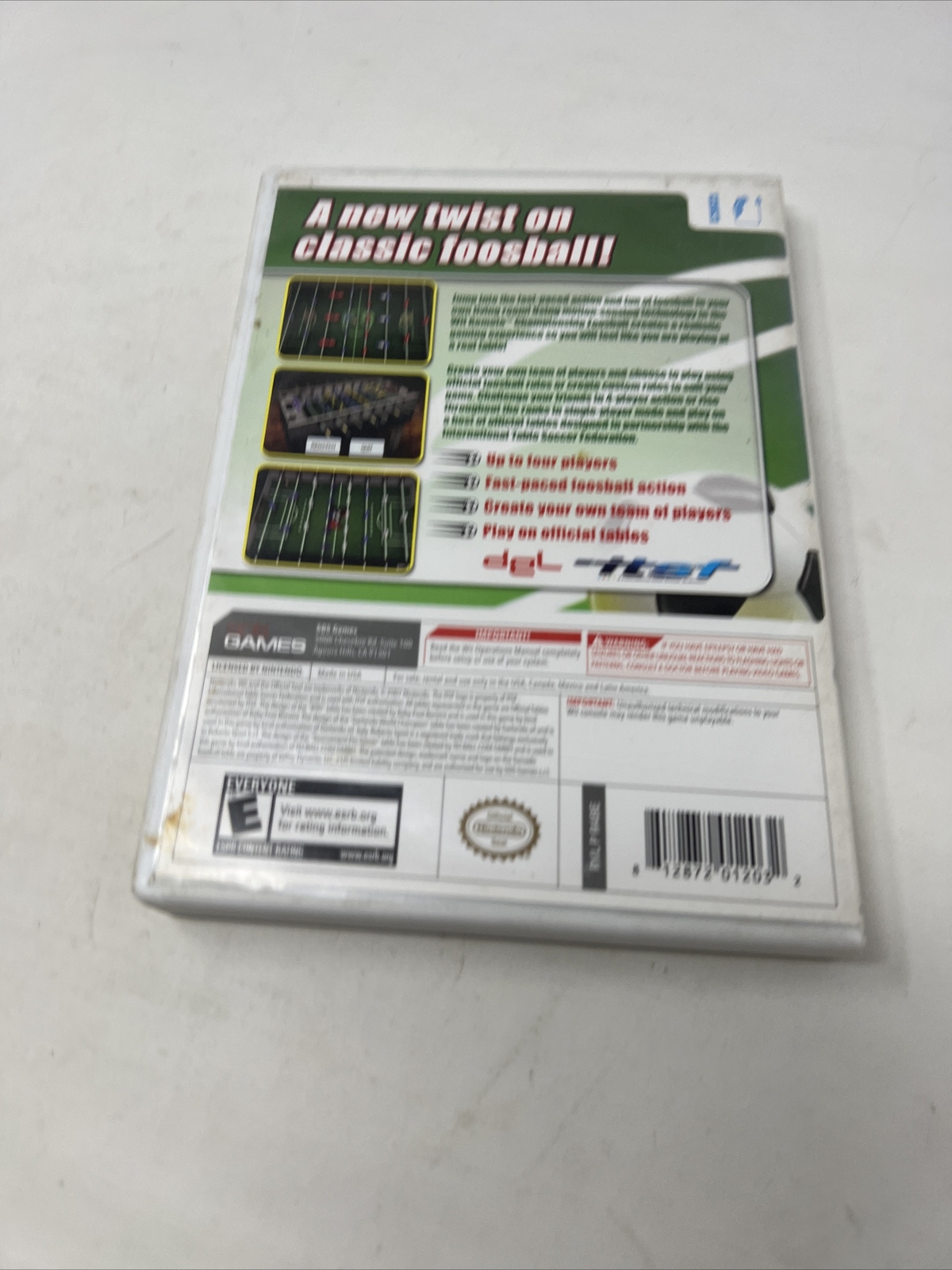 Championship Foosball (Nintendo Wii, 2008) 812872012032 eBay