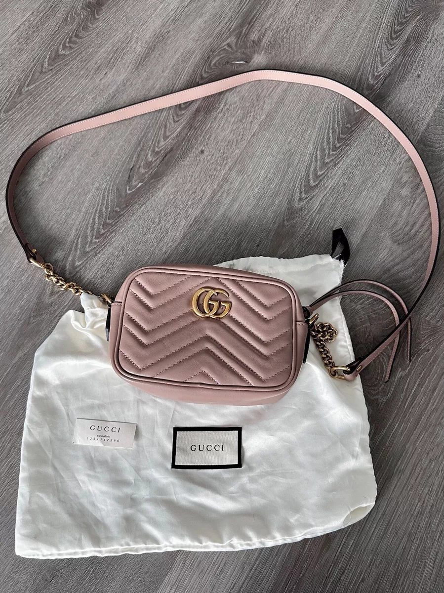 Size Comparison of the Gucci Marmont Mini & Small Crossbody