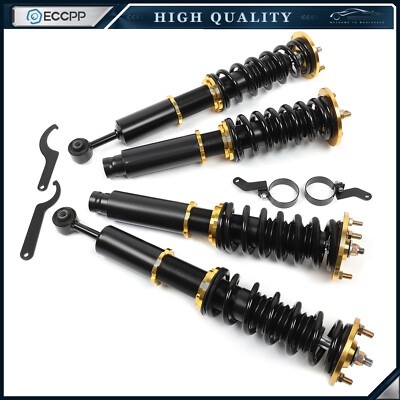 ECCPP Coilovers Suspension Kits Adj. Height Struts Shocks For 03-07 Honda Accord