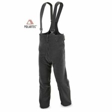 U.S. MILITARY POLARTEC BLACK FLEECE COLD WEATHER OVERALLS Medium-Reg/Short