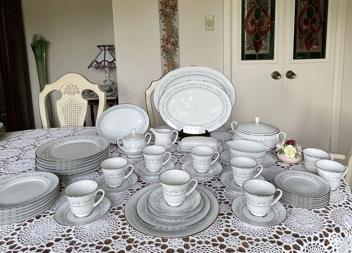 Noritake-Japan-Contemporary Fine China -MARYWOOD 2181-5pc-7 Noritake-Japan-Contemporary Fine China -MARYWOOD 2181-5pc-7