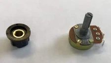 POTENTIOMETER 10K, WITH KNOB 19.6MM, 60376