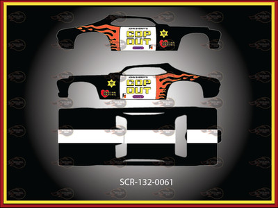 1/32 Old School Mongoose 'COP OUT' Decal SCR-132-0061