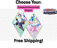 Prismatic Evolutions Pok mon Singles - Choose your Card - PokeBall Masterball