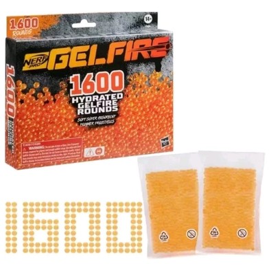 Nerf Pro Gelfire runde Mine - 1600 hydratisierte Runden Einheitsgröße für Mythic Legion