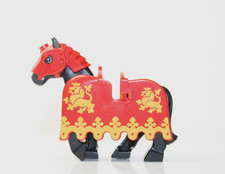lego® 1 x pferd mit schabracke löwenritter