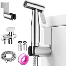 Toilet Bidet Sprayer Handheld, Adjustable Pressure Kit for Baby Cloth Diaper
