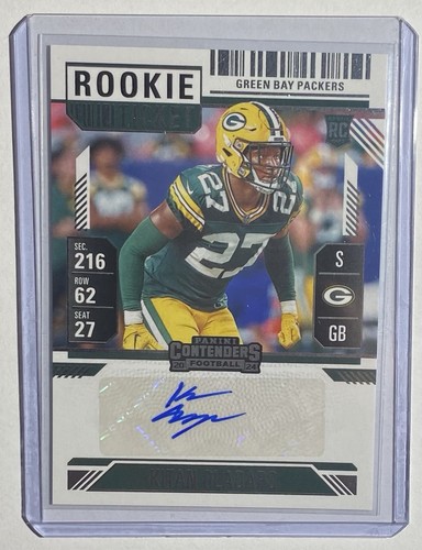 2024 Panini Contenders Kitan Oladapo Rookie Ticket Autograph #272 Packers NICE!