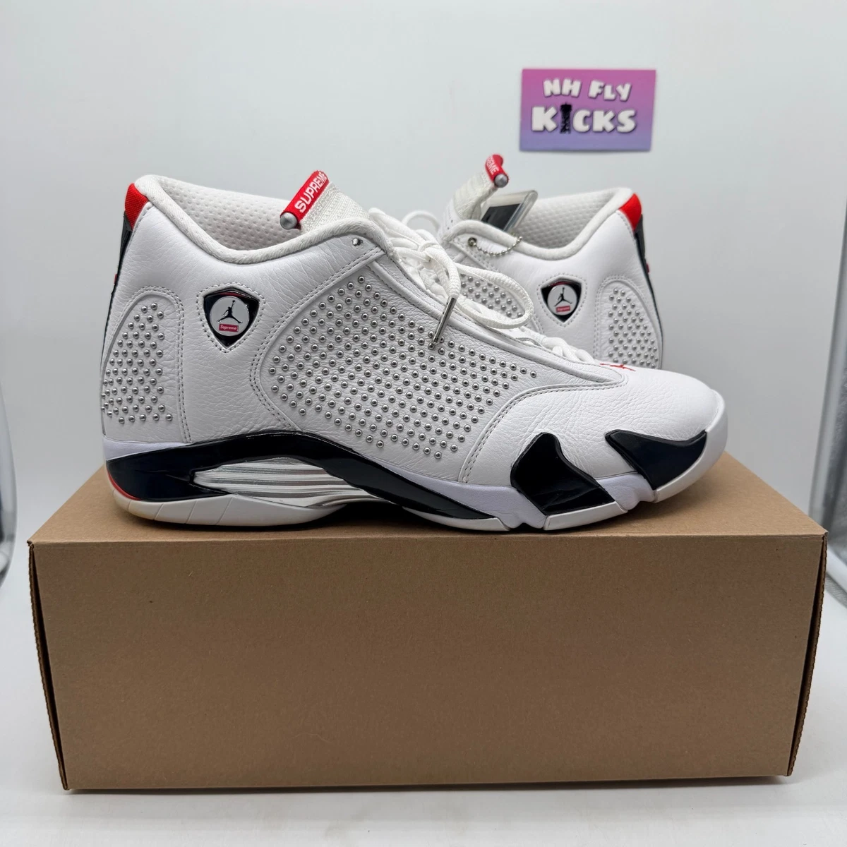 Preços baixos em Supreme x Air Jordan 14 Retro White | eBay
