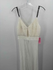 Pre-Owned Alice + Olivia White Size 6 Maxi Sleeveless Dress